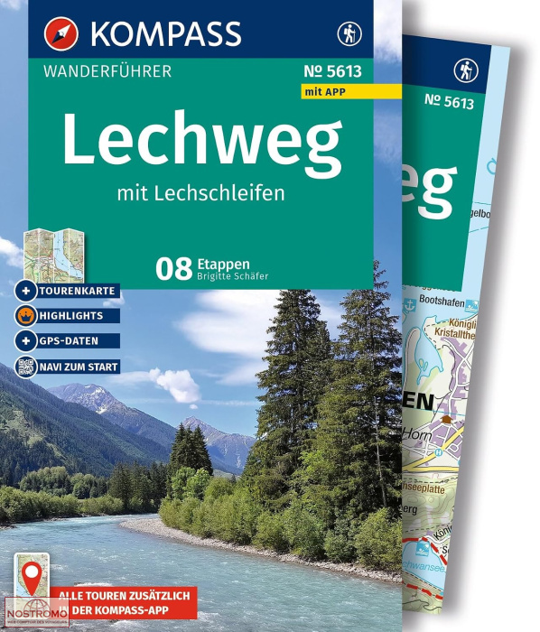 LECHWEG | guide de randonnée Kompass