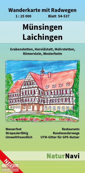 MÜNSINGEN - LAICHINGEN | NaturNavi hiking map