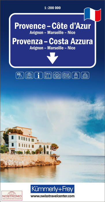 PROVENCE - CÔTE D'AZUR | Kummerly+Frey road map
