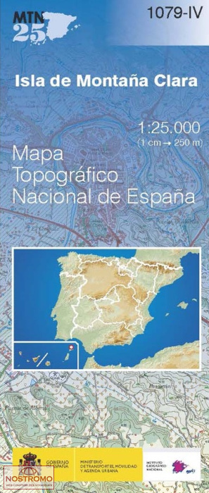 1079-4 ISLA DE MONTAÑA CLARA | CNIG topographical map