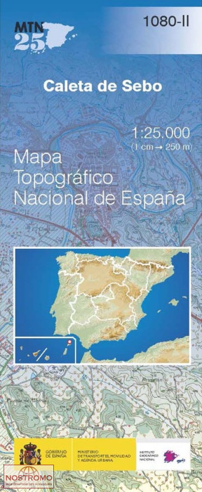 1080-2 CALETA DE SEBO | CNIG topographical map