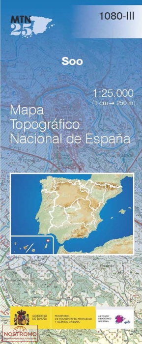 1080-3 SOO | CNIG topographical map