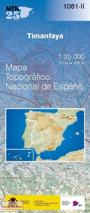 1081-2 TIMANFAYA | CNIG topographical map