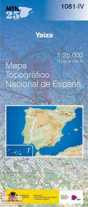 1081-4 YAIZA | CNIG topographical map