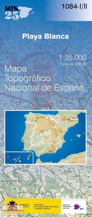 1084-1/2 PLAYA BLANCA | CNIG topographical map