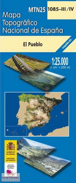 1085-3/4 EL PUEBLO | CNIG topographical map