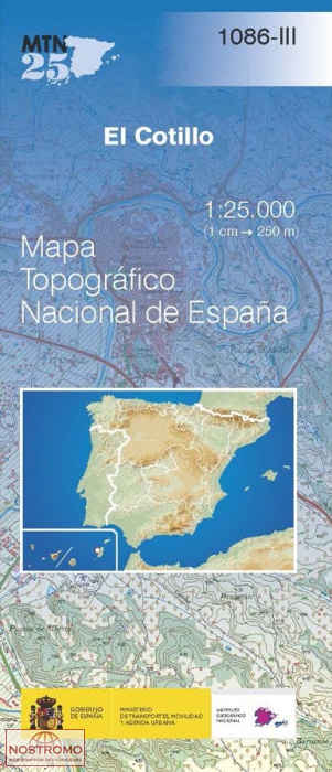 1086-3 EL COTILLO | CNIG topographical map