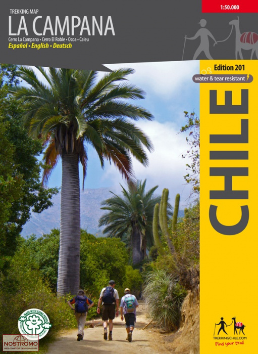LA CAMPANA | Trekkingchile trekking map