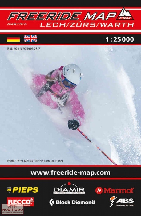 LECH - ZÜRS - WARTH | Freeride skiing map