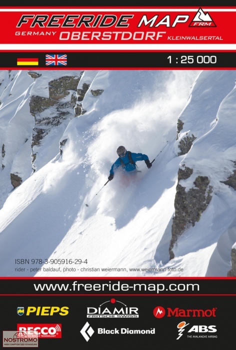 OBERSTDORF - KLEINWALSERTAL | Freeride skiing map