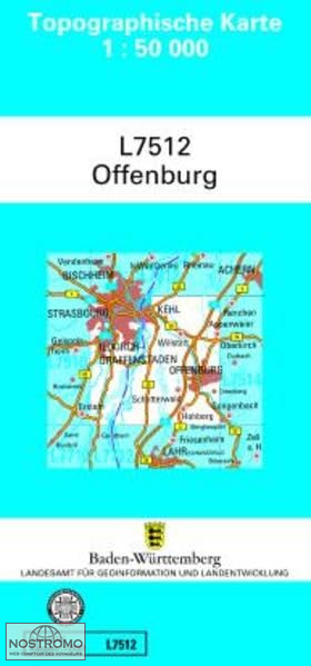L7512 OFFENBURG | carte topographique LGL