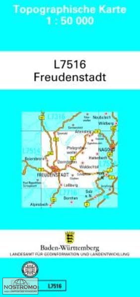 L7516 FREUDENSTADT | carte topographique LGL