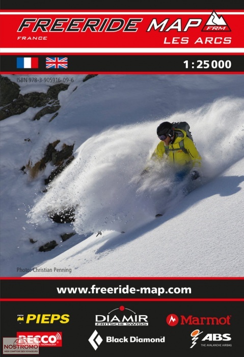LES ARCS | Freeride skiing map