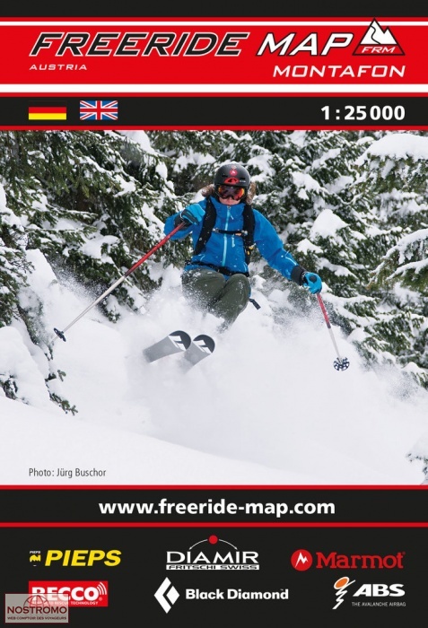 MONTAFON | Freeride skiing map