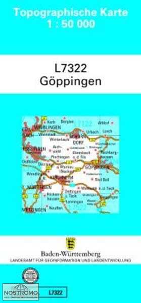 L7322 GÖPPINGEN | carte topographique LGL