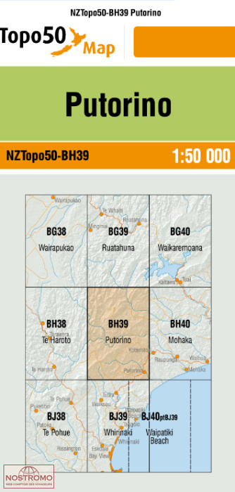 BH39 PUTORINO | carte topographique LINZ