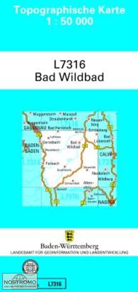 L7316 BAD WILDBAD | carte topographique LGL