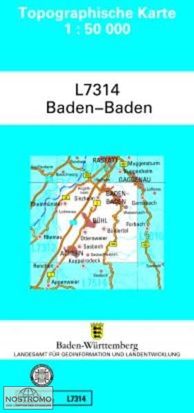 L7314 BADEN-BADEN | carte topographique LGL