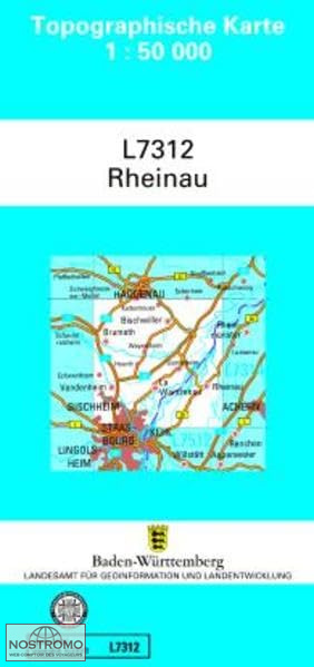 L7312 RHEINGAU | carte topographique LGL