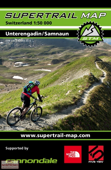 UNTERENGADIN - SAMNAUN | carte de VTT Supertrail