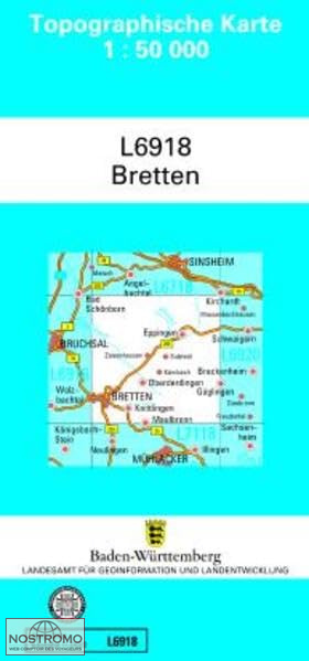 L6918 BRETTEN | carte topographique LGL