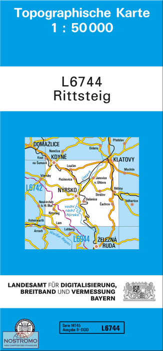 L6744 RITTSTEIG | carte topographique LDBV