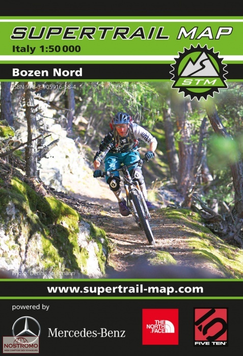 BOZEN NORD | carte de VTT Supertrail