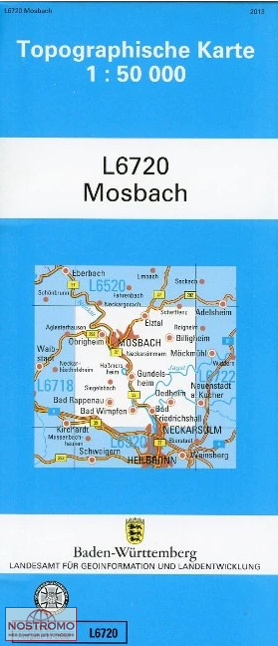 L6720 MOSBACH | carte topographique LGL