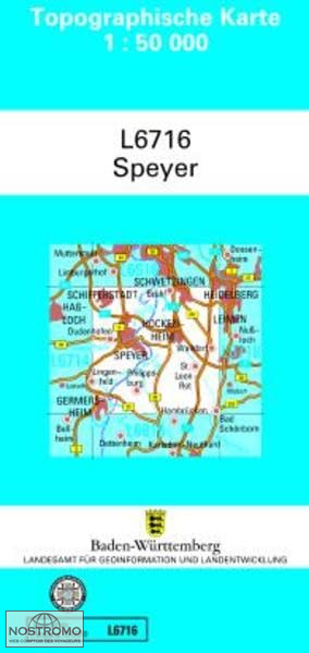 L6716 SPEYER | carte topographique LGL