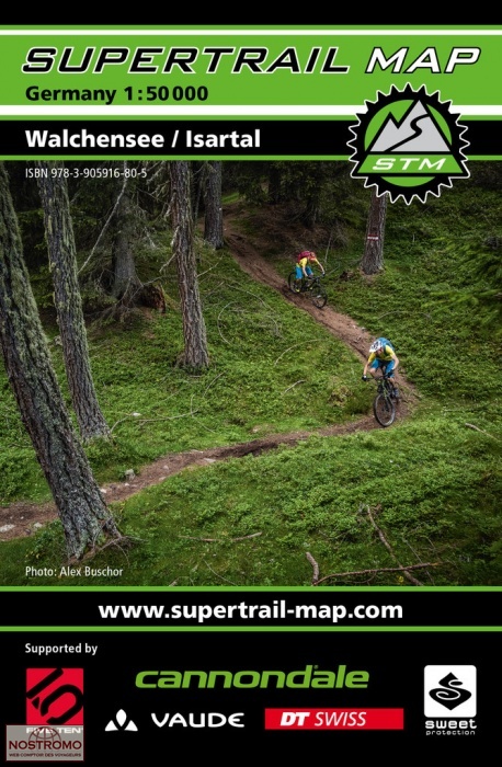 WALCHENSEE - ISARTAL | Supertrail biking map