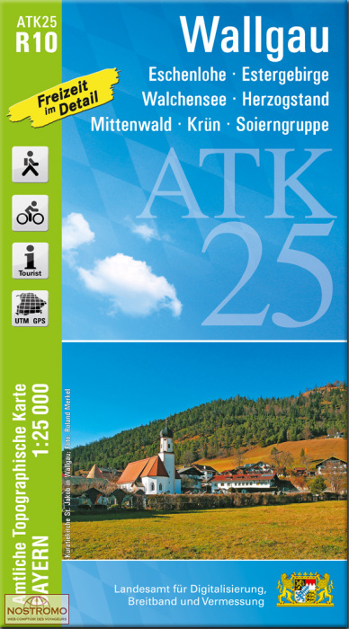 ATK25 - R10 WALLGAU | LDBV hiking map