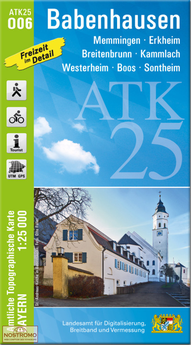 ATK25 - O06 ERKHEIM | LDBV hiking map
