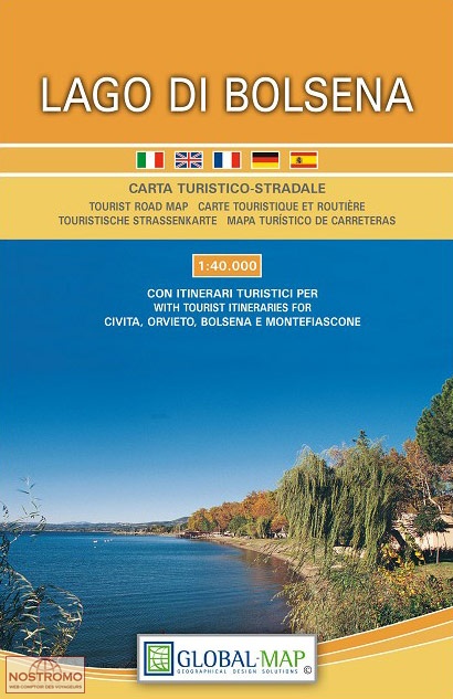 LAGO DI BOLSENA | carte touristique GlobalMap