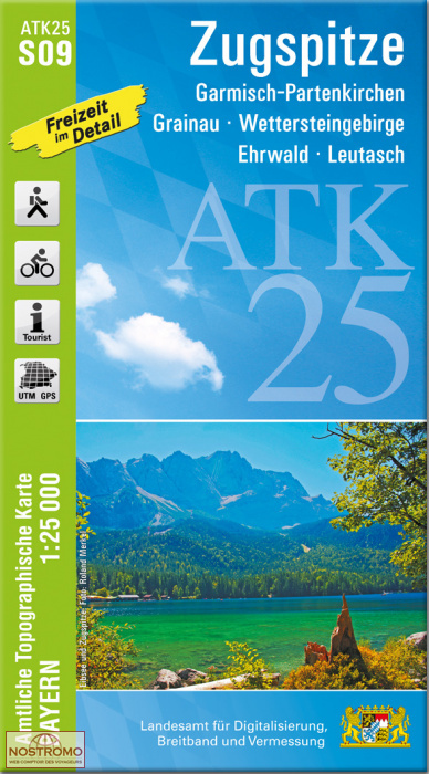 ATK25 - S09 ZUGSPITZE | LDBV hiking map