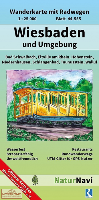 WIESBADEN UND UMGEBUNG | NaturNavi hiking map
