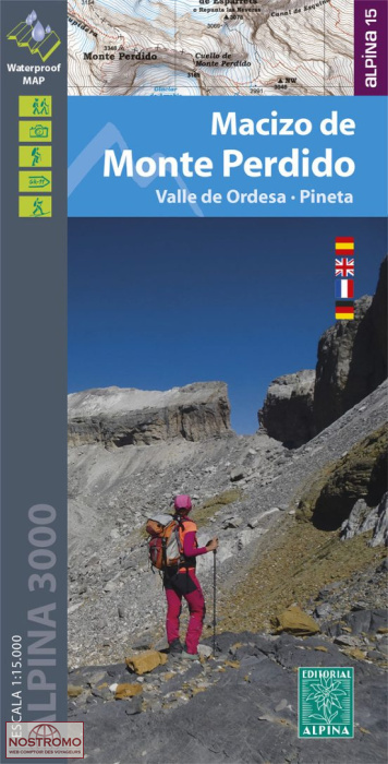 11 MACIZO DE MONTE PERDIDO | Alpina hiking map