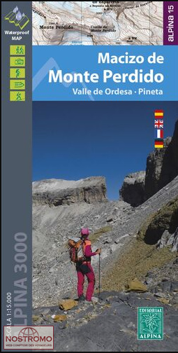 11 MACIZO DE MONTE PERDIDO | Alpina hiking map