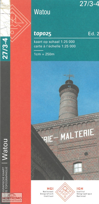 27/3-4 WATOU | NGI/IGN topographical map