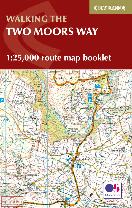 TWO MOORS WAY | Cicerone hiking maps