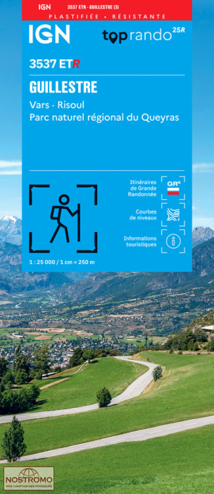 3537ETR GUILLESTRE | IGN hiking map