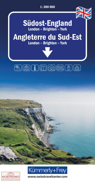 ANGLETERRE DU SUD-EST | carte routière Kümmerly+Frey