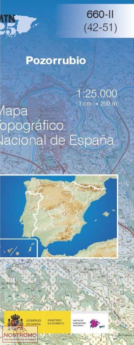 660-2 POZORRUBIO | carte topographique CNIG