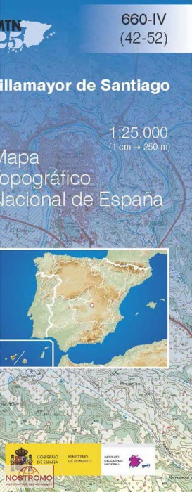 660-4 VILLAMAYOR DE SANTIAGO | carte topographique CNIG