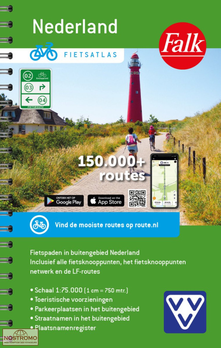 PAYS-BAS | atlas de cyclotourisme Falk
