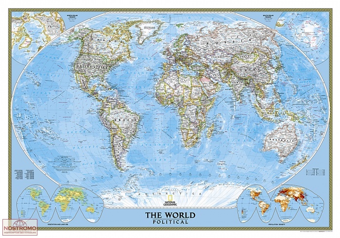 THE WORLD | National Geographic wall map