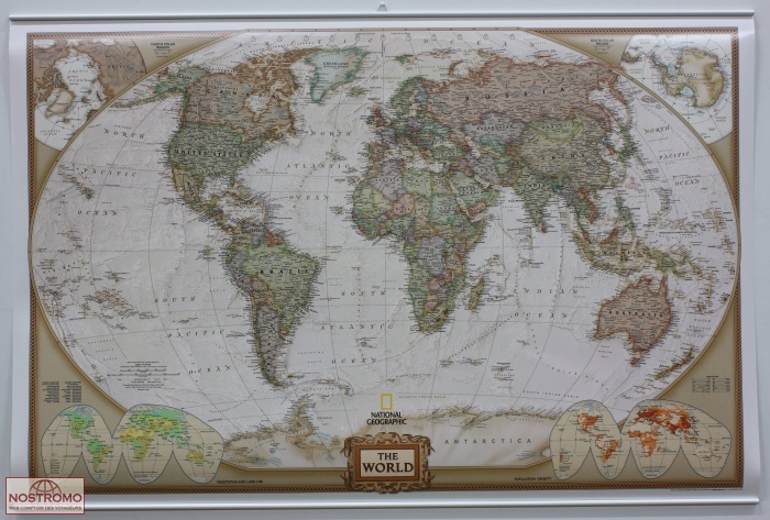 THE WORLD POLITICAL EXECUTIVE | National Geographic wall map
