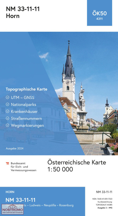 4311 HORN | carte topographique BEV