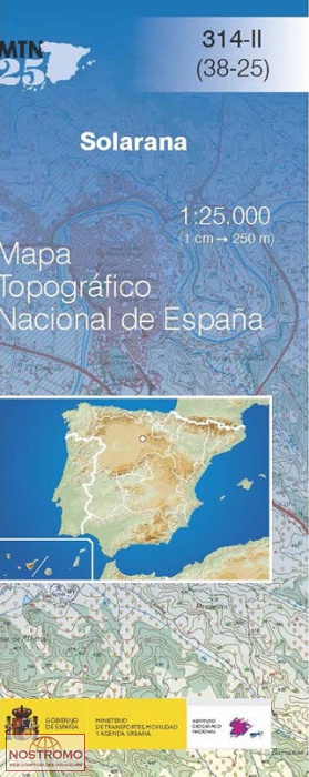 314-2 SOLARANA | carte topographique CNIG