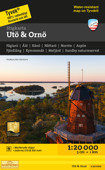 UTÖ & ORNÖ | Calazo hiking map