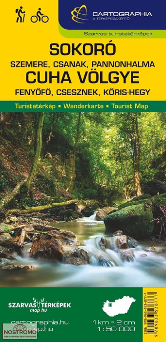 SOKORÓ - CUHA VÖLGYE | Cartographia & Szarvas hiking map